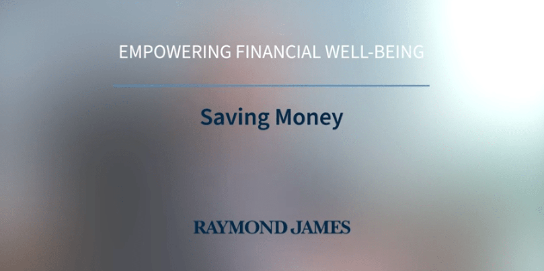 Legacy Learning with Tom James: Saving Money